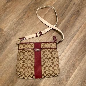 Coach cross body purse